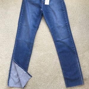 NWT Just Black Denim 28 slit Dolls Kill